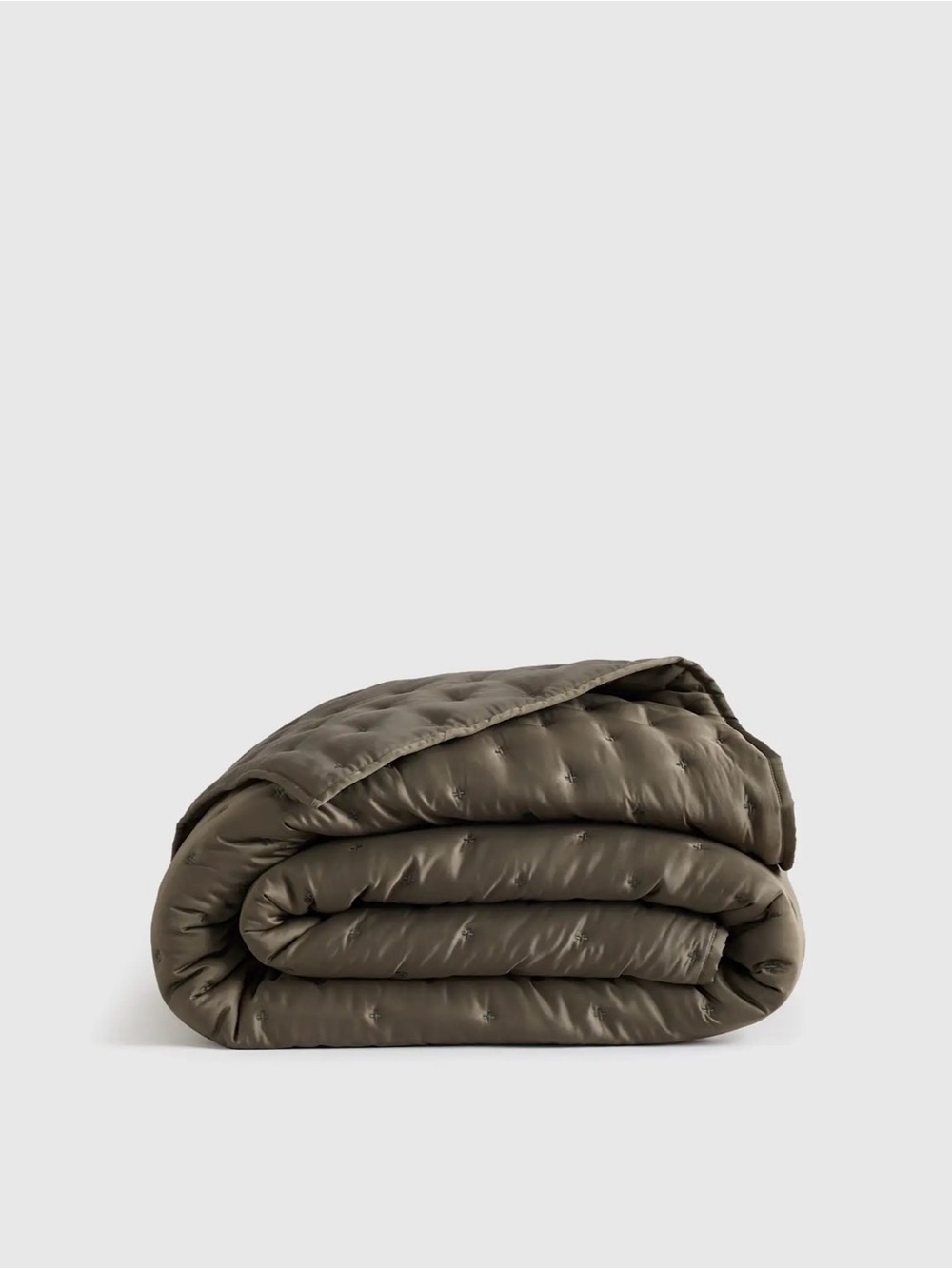 Quince Bamboo Dream Quilt - King/Cali King - Dusty Olive - Read Description